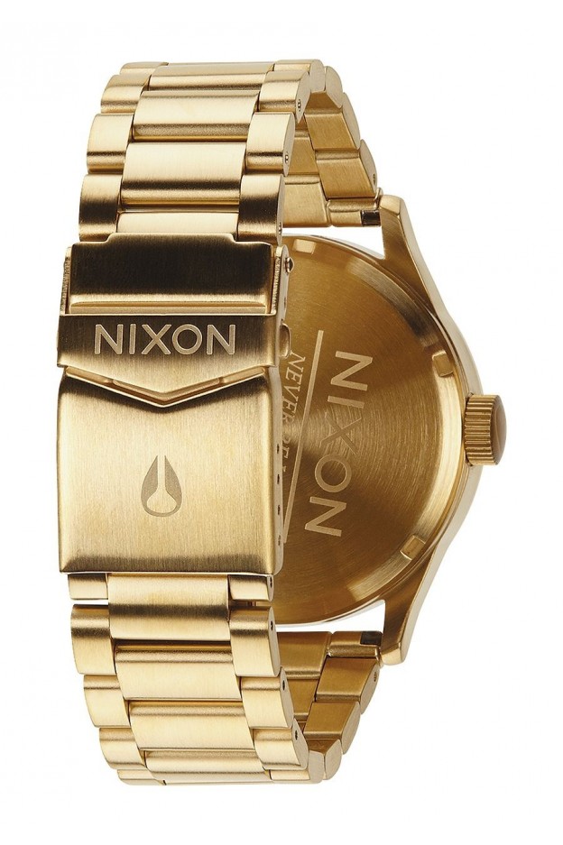 Nixon Sentry SS , 42 Mm All Gold / Black A356-510-00 - New Collection 2018