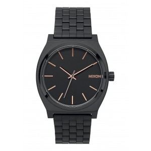 Nixon Time Teller , 37 Mm All Black / Rose Gold A045-957-00 - New Collection 2018