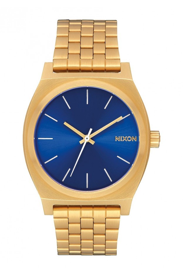 Nixon Time Teller , 37 Mm All Gold / Blue Sunray A045-2735-00 - Nuova Collezione 2018
