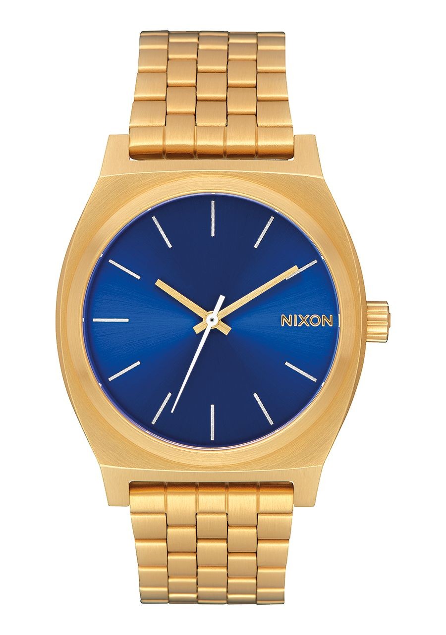 Nixon Time Teller , 37 Mm All Gold / Blue Sunray A045-2735-00 - New Collection 2018