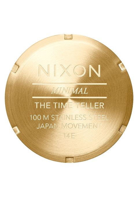 Nixon Time Teller , 37 Mm All Gold / Blue Sunray A045-2735-00 - Nuova Collezione 2018