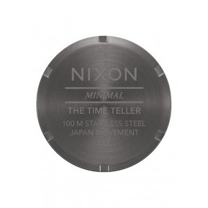 Nixon Time Teller , 37 Mm Gunmetal / Spruce / Brass A045-2789-00 - Nuova Collezione 2018