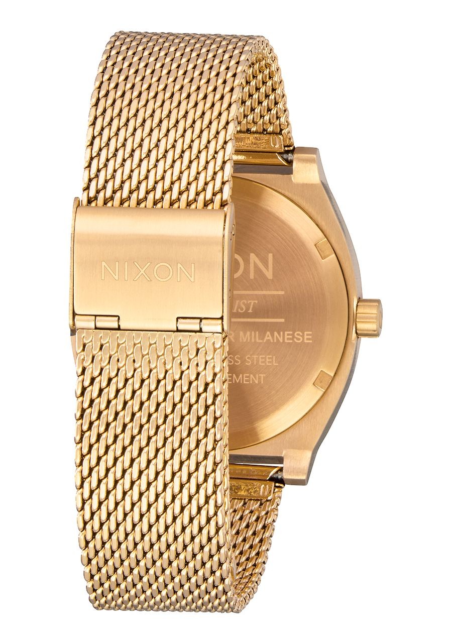 Nixon Time Teller Milanese , 37 MM All Gold / Cream A1187-2807-00 - New Collection 2018