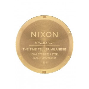 Nixon Time Teller Milanese , 37 MM All Gold / Cream A1187-2807-00 - Nuova Collezione 2018