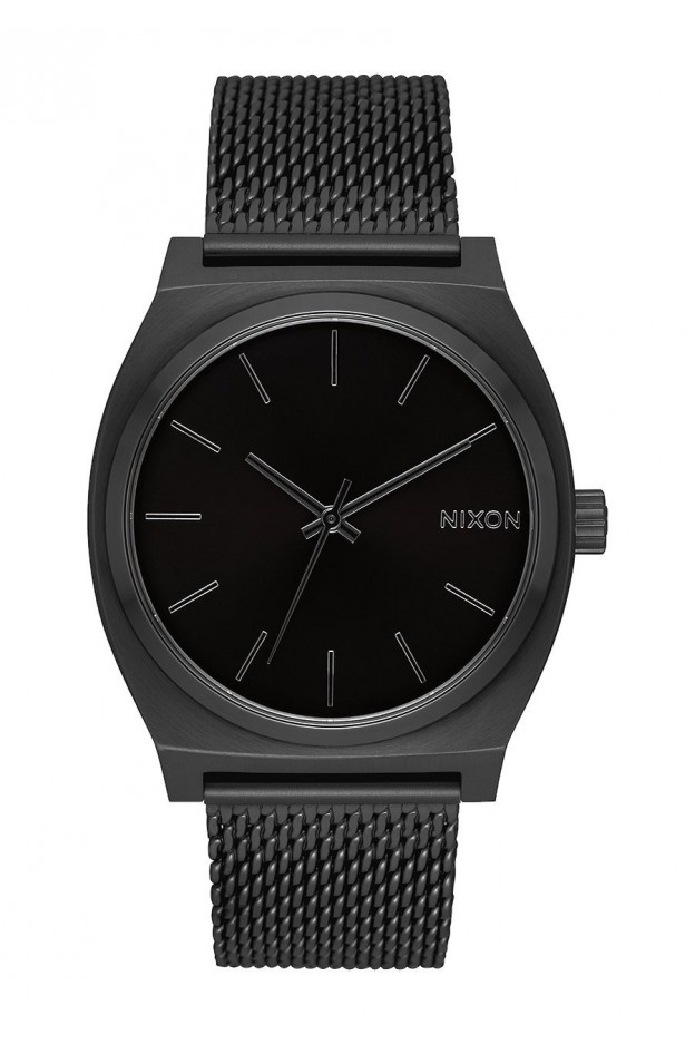 Nixon Time Teller Milanese , 37 MM All Black A1187-001-00 - New Collection 2018
