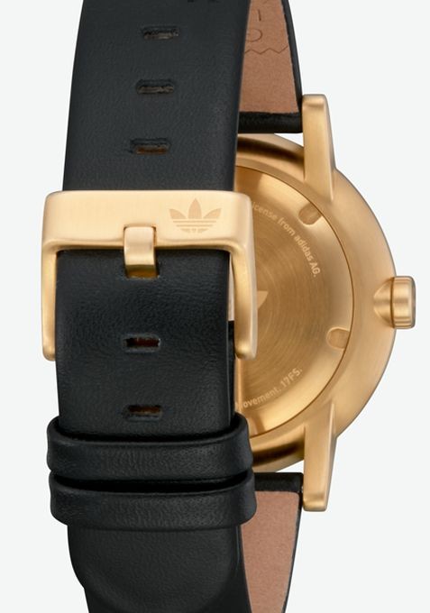 Nixon Adidas District_l1 , 40 mm gold and black Z08-510-00 New collection spring summer 2018