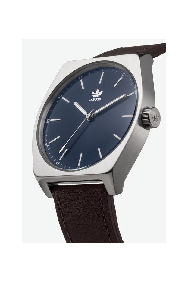 Nixon Adidas Process_l1 , 38 mm silver and dark brown Z05-2920-00 New collection spring summer 2018
