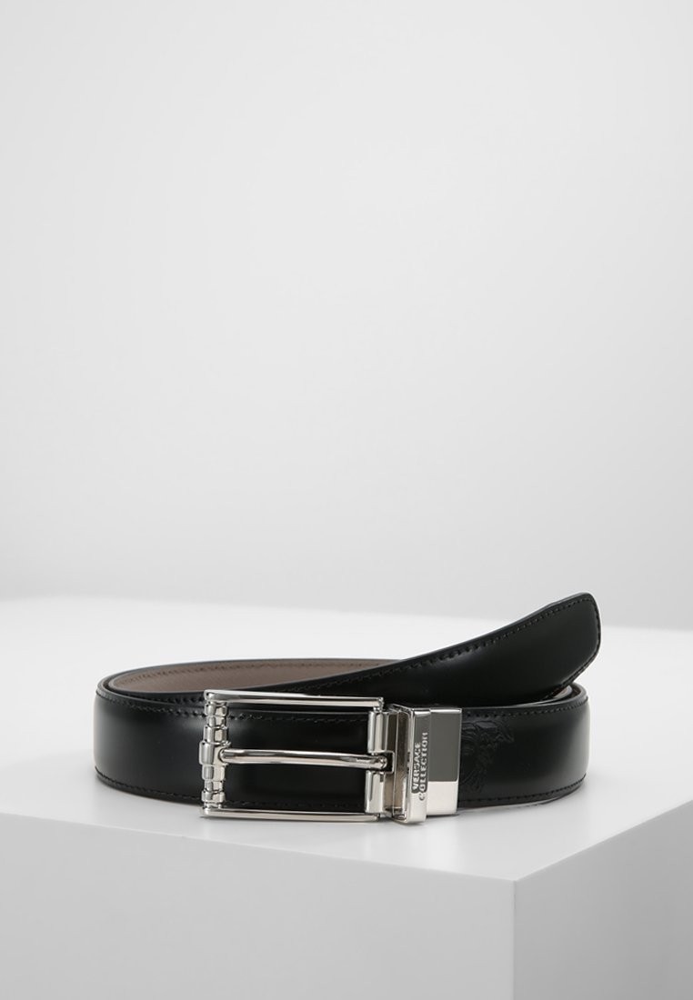 Versace Collection cintura nera - fibbia argento VC152D00T-Q11 Nuova collezione primavera estate 2018 