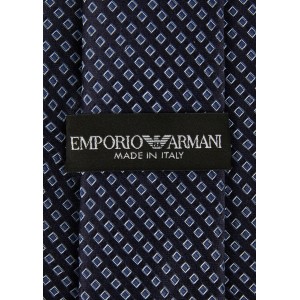 Emporio Armani Cravatta In Raso 3400758P624100133 - Nuova Collezione Primavera Estate 2018