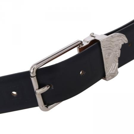 Versace Collection Cintura In Pelle Nero V910233 VM00336 V844N -  Nuova Collezione Primavera Estate 2018