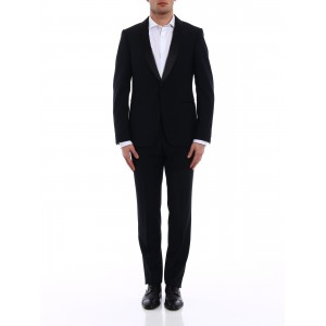 Z Zegna Dinner Suit Turati Shawl Lapels Wool Tuxedo Navy 322836 2830GQ - New Collection Spring Summer 2018