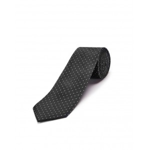 Lanvin Paris Tie Black Pois RMAC 1309T7 A1710  - New Collection Spring Summer 2018