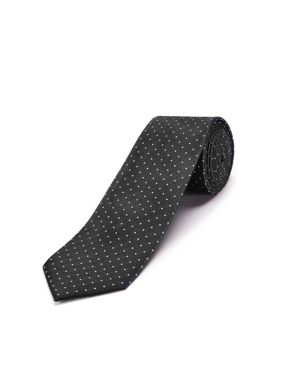 Lanvin Paris Tie Black Pois RMAC 1309T7 A1710  - New Collection Spring Summer 2018
