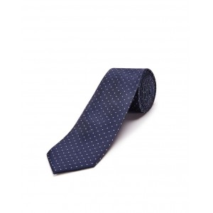 Lanvin Paris Tie Blue Pois RMAC 1309T7 A1729  - New Collection Spring Summer 2018