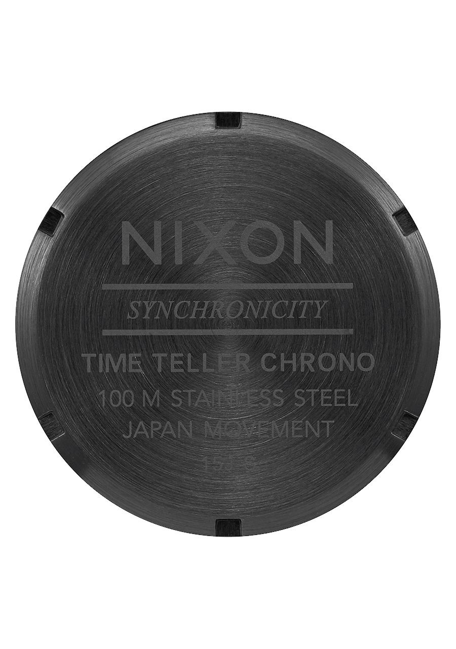 Nixon Time Teller Chrono , 39 Mm A972-1031-00 All Black Gold -  New Collection Spring Summer 2018