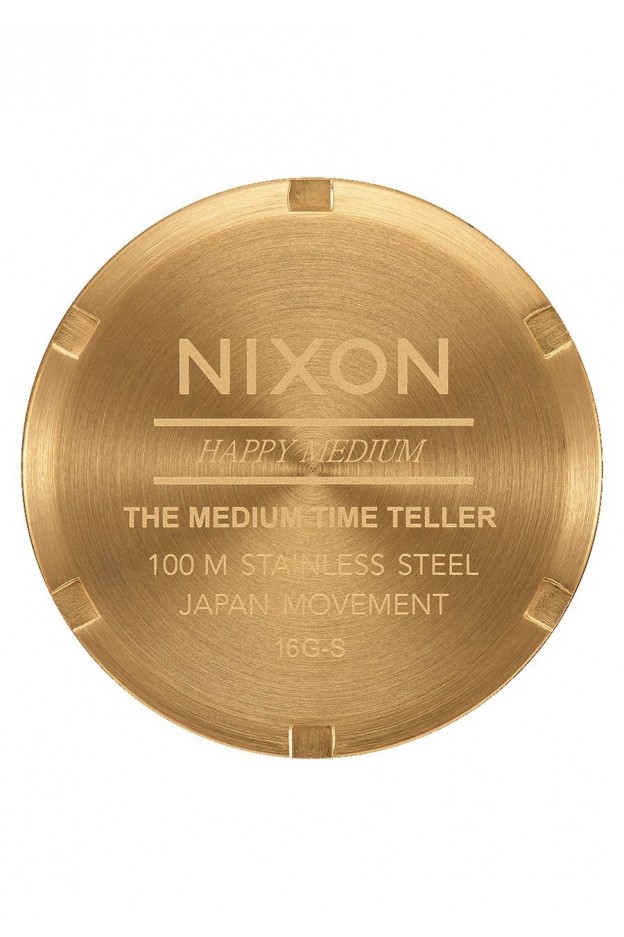 Nixon Time Teller Chrono , 39 Mm A1130-504-00 All Gold White - Nuova Collezione Primavera Estate 2018