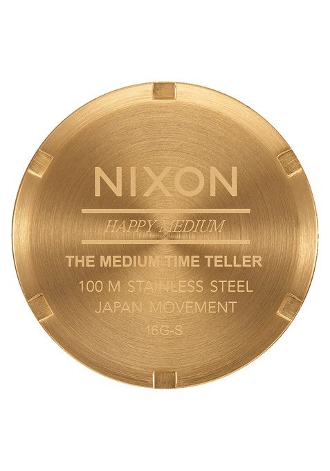 Nixon Time Teller Chrono , 39 Mm A1130-2810-00 All Gold White - Nuova Collezione Primavera Estate 2018