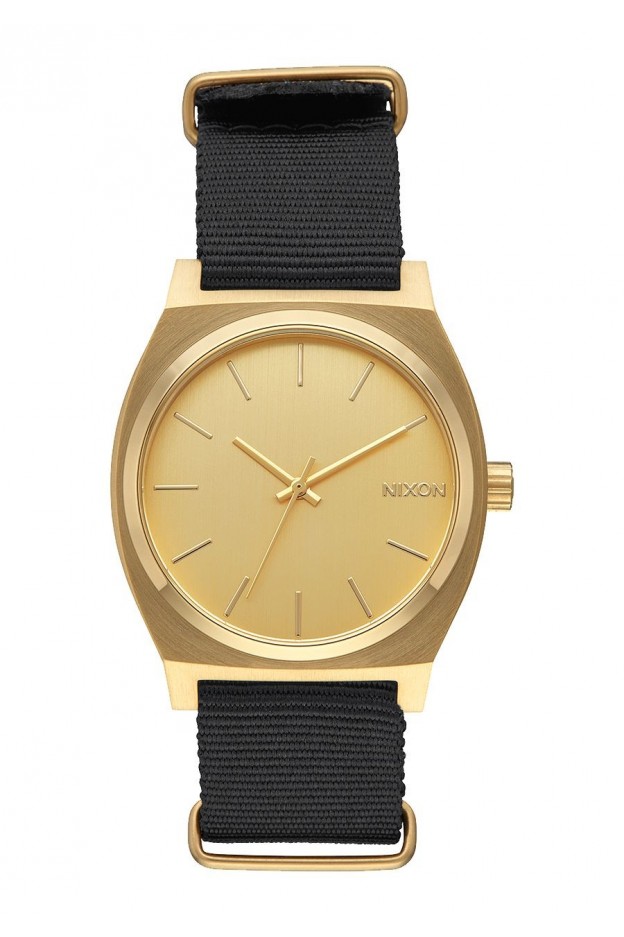 Nixon Time Teller Chrono , 37 Mm A045-513-00 Matte Black Gold - New Collection Spring Summer 2018