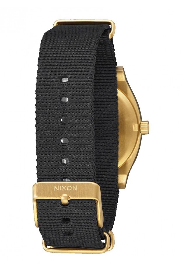 Nixon Time Teller Chrono , 37 Mm A045-513-00 Matte Black Gold - Nuova Collezione Primavera Estate 2018