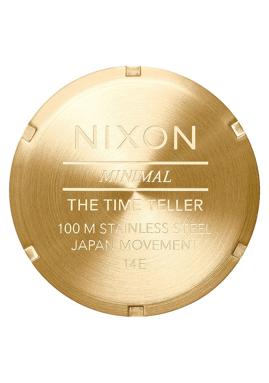 Nixon Time Teller Chrono , 37 Mm A045-513-00 Matte Black Gold - Nuova Collezione Primavera Estate 2018