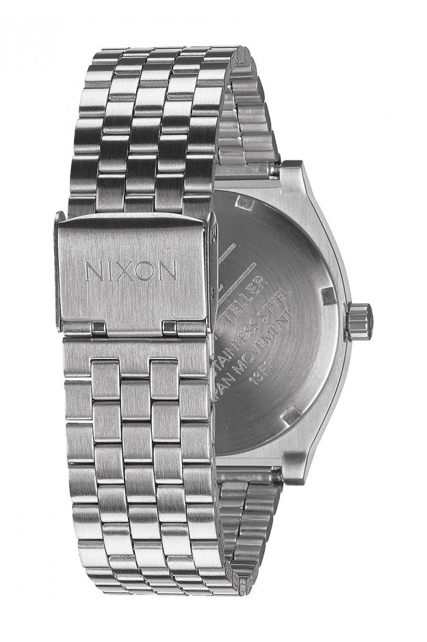 Nixon Time Teller Chrono , 37 Mm A045-2787-00 All Silver - New Collection Spring Summer 2018