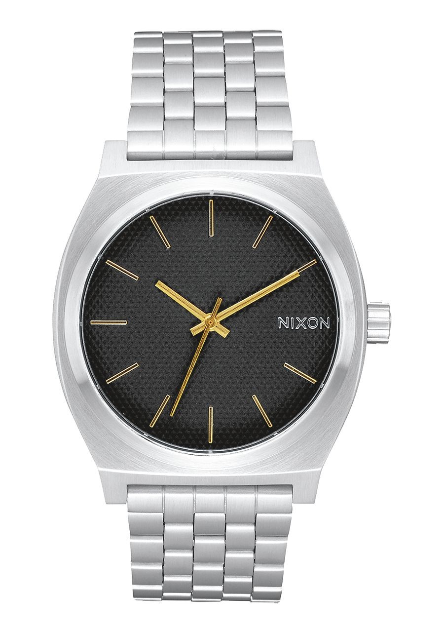 Nixon Time Teller Chrono , 37 Mm A045-2730-00 Black Stamped Gold - New Collection Spring Summer 2018