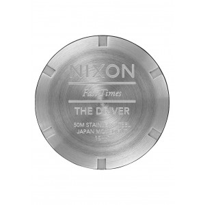 Nixon Driver , 42 Mm - Black A979-000-00 - Nuova Collezione Primavera Estete 2018