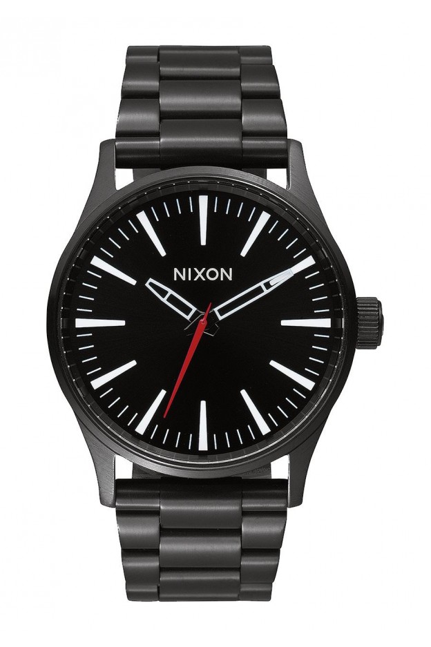 Nixon Sentry 38 SS , 38mm A450-005-00 Black White - New Collection Spring Summer 2018
