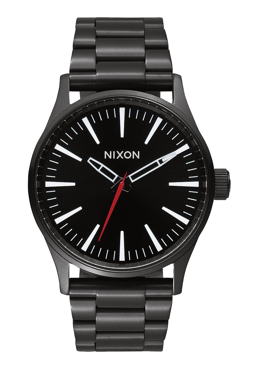 Nixon Sentry 38 SS , 38mm A450-005-00 Black White - New Collection Spring Summer 2018