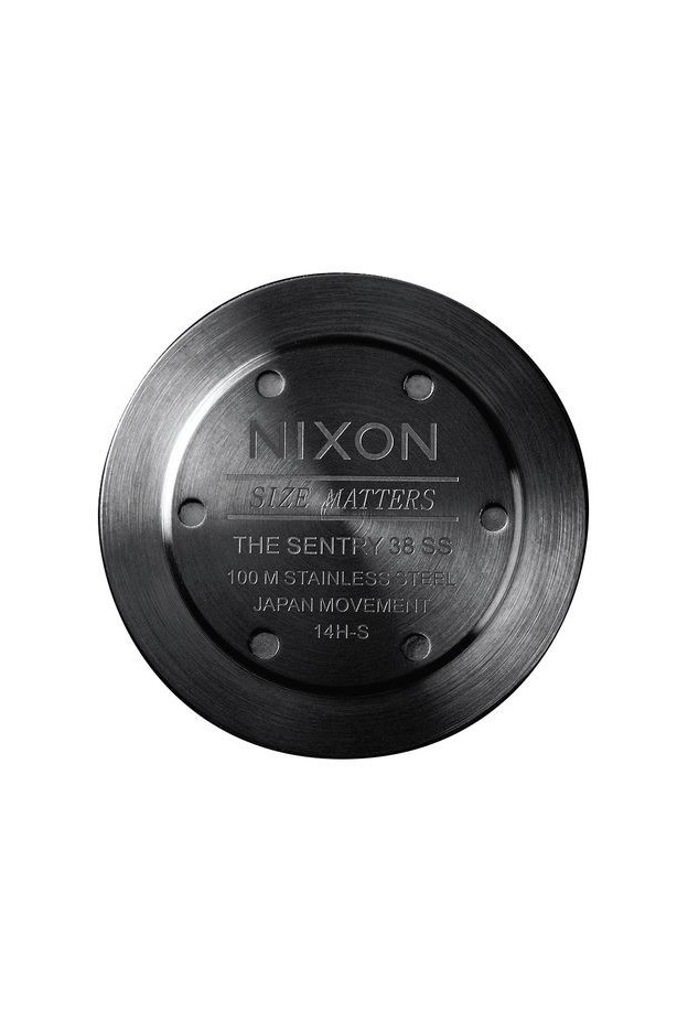 Nixon Sentry 38 SS , 38mm A450-005-00 Black White - Nuova collezione Primavera Estete 2018