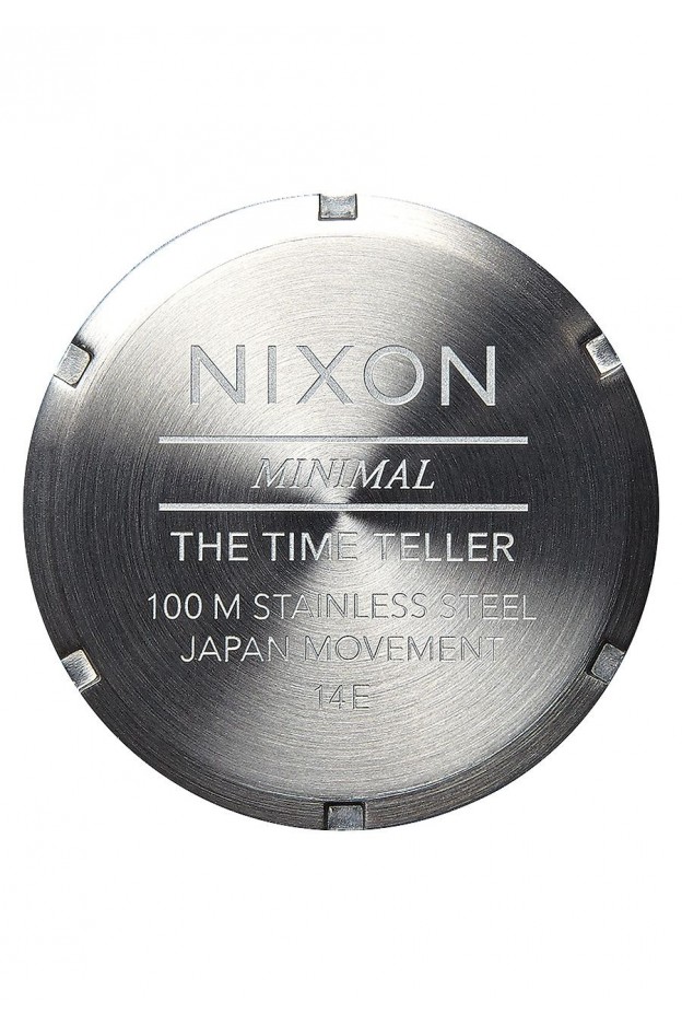 Nixon Time Teller , 37 Mm - A045-1920-00 - All Silver - New Collection Spring Summer 2018