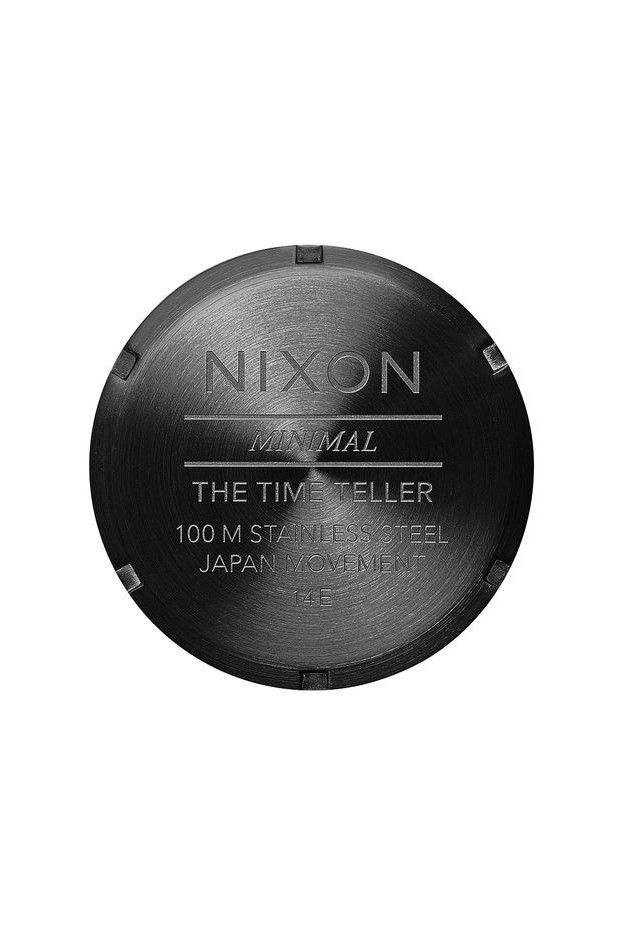 Nixon Time Teller , 37 Mm - A045-001-00 - All Black - Nuova Collezione Primavera Estete 2018