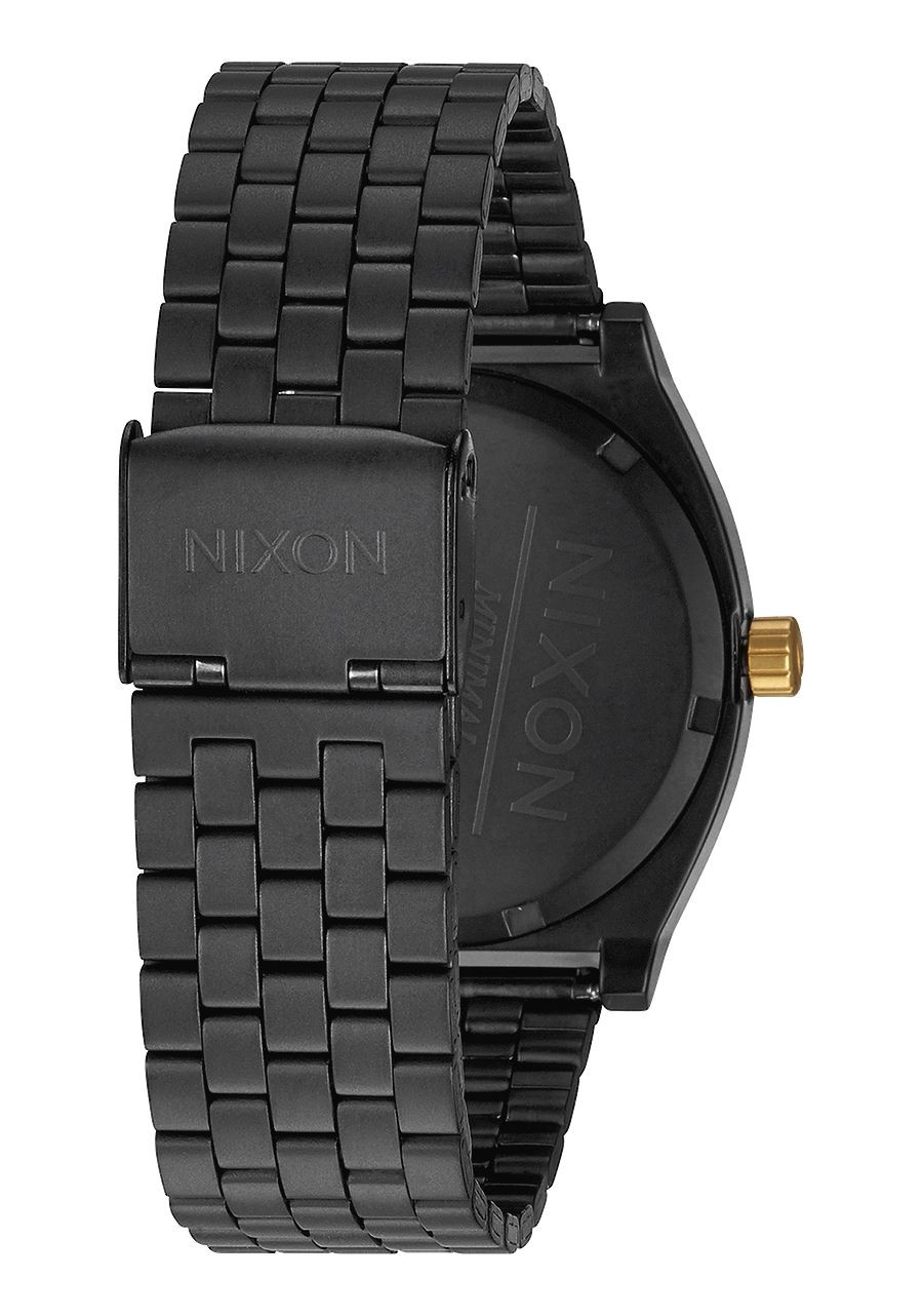 Nixon Time Teller , 37 Mm - A045-1041-00 - Mate Black / Gold - New Collection Spring Summer 2018