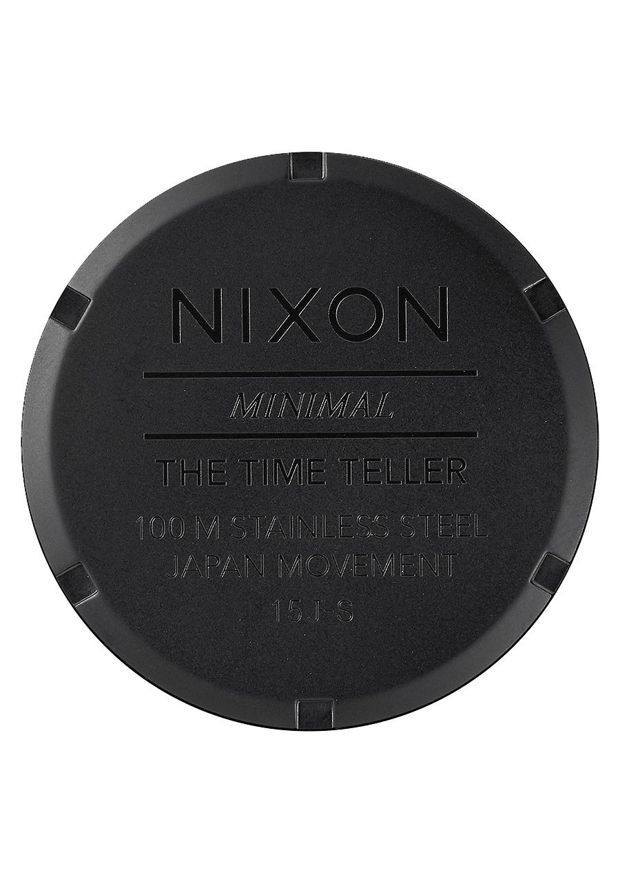 Nixon Time Teller , 37 Mm - A045-1041-00 - Mate Black / Gold - New Collection Spring Summer 2018