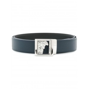 Versace Collection Belt With Medusa Head V910229 VM00400 V875 Black - New Collection Fall Winter 2019
