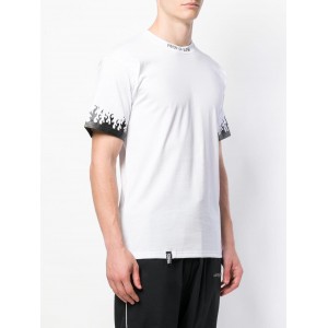 Vision of Super Flame Print Logo Man T-shirt White VOSLTD2BN - New Season Fall Winter 2019 - 2020