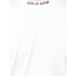 Vision of Super T-shirt con Orli Stampati Bianca Uomo VOSLTD2BN - Nuova Collezione Autunno Inverno 2019 - 2020