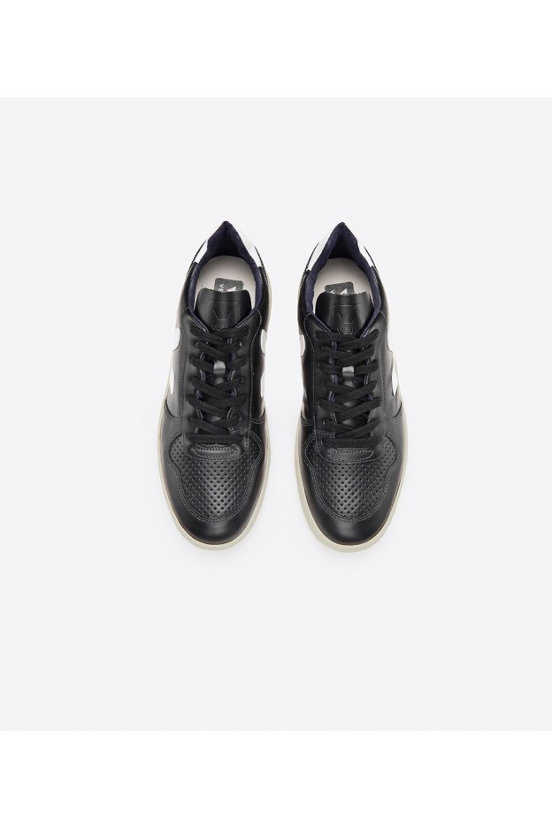 Veja V-10 Leather Black White - Nuova Collezione Primavera Estate 2019