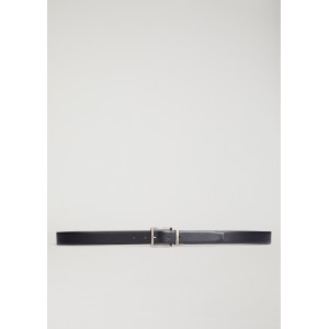 Emporio Armani Cintura classica in pelle Y4S223 YLQ6E1 88017 Blue/Black - Nuova Collezione Primavera Estate 2020 - 2021