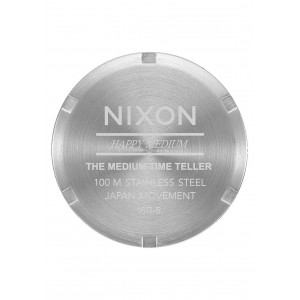 Nixon Medium Time Teller 31 mm A1130-2877-00 Silver / Gold / Agave - Nuova Collezione Primavera Estate 2019