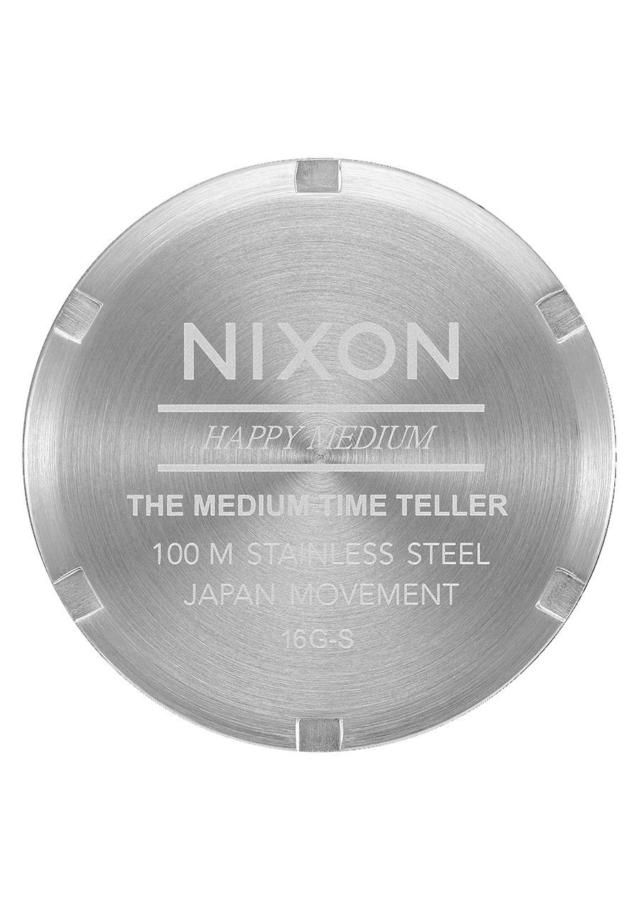 Nixon Medium Time Teller 31 mm A1130-2877-00 Silver / Gold / Agave - Nuova Collezione Primavera Estate 2019