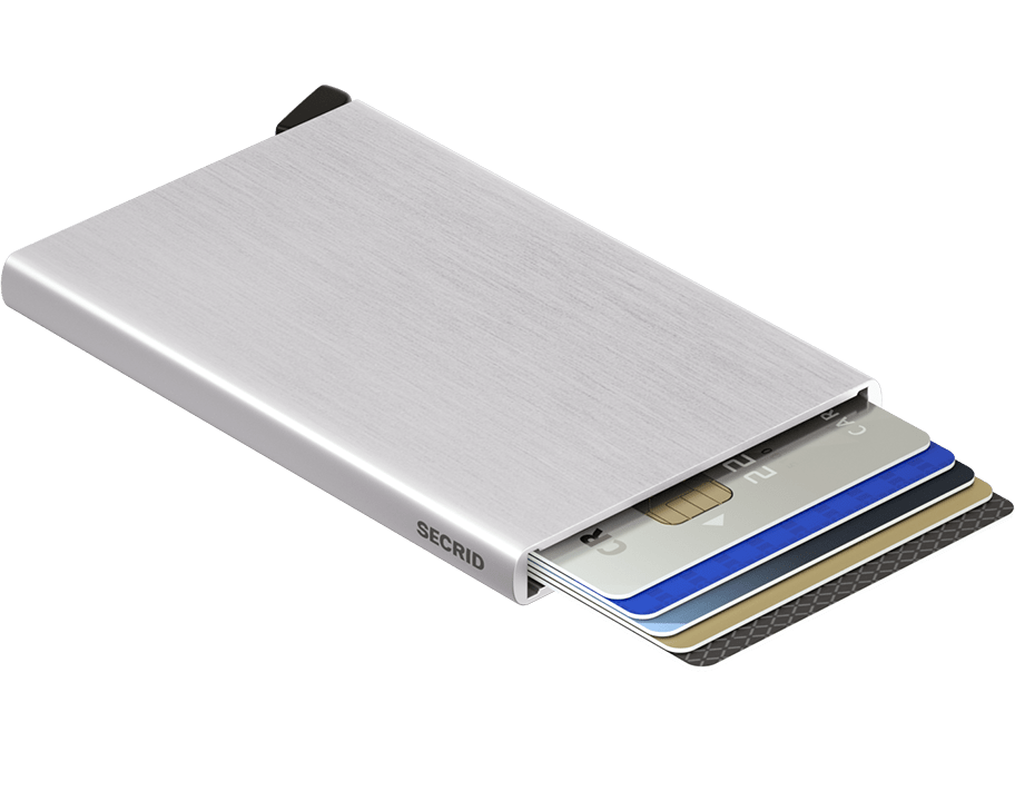 Secrid Cardprotector Brushed Silver - Nuova Collezione Primavera Estate 2019