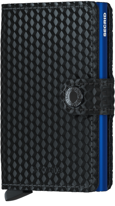 Secrid Miniwallet Cubic Black-Blue MCU-BLACK-BLUE - New Season Spring Summer 2019 