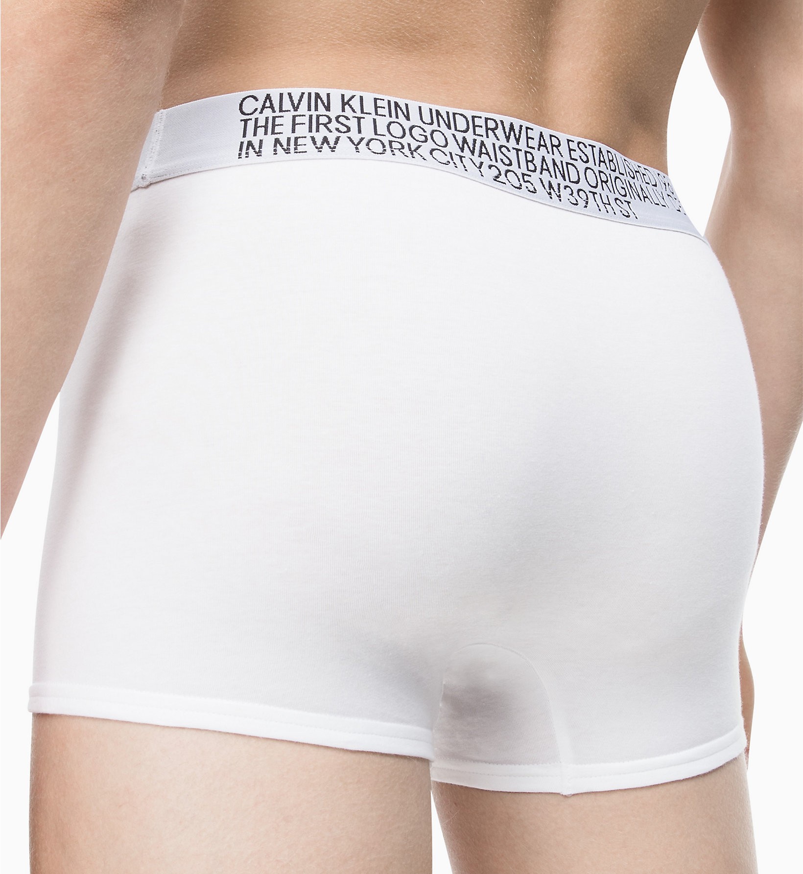 Calvin Klein Boxer aderenti - Statement 1981 NB1703A 100 White - Nuova Collezione Primavera Estate 2019