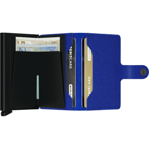 Secrid Miniwallet Crisple Blue-Black MC-BLUE BLACK - Nuova collezione Primavera Estate 2019
