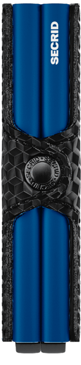 Secrid Twinwallet Cubic Black-Blue TCU-BLACK-BLUE - Nuova collezione Primavera Estate 2019