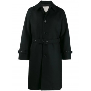 Mackintosh Whitburn GM-1015F Belted Coat MOP5125 MO3721 Black - New Collection Autumn Winter 2019 - 2020