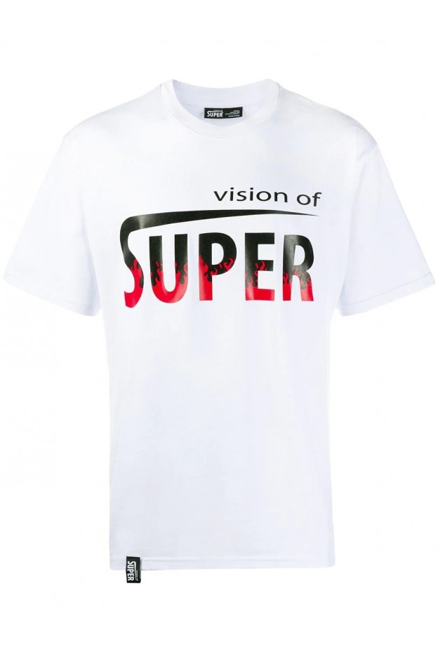 Vision of Super T-shirt VOSW1FLOGO White - Nuova Collezione Autunno Inverno 2019 - 2020