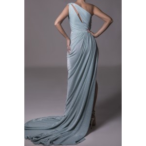 Rhea Costa Abito One Shoulder Jersey Gown 20110DLG - New Season Spring Summer 2020