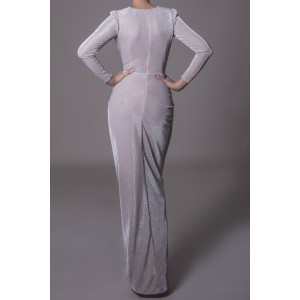 Rhea Costa Abito Signature Wrapped Long Dress 20109DLG - New Season Spring Summer 2020